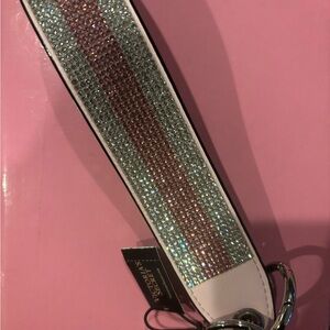 Victoria's Secret (LIMITED EDITION)Pink and Silver Rhinestone Keychain
